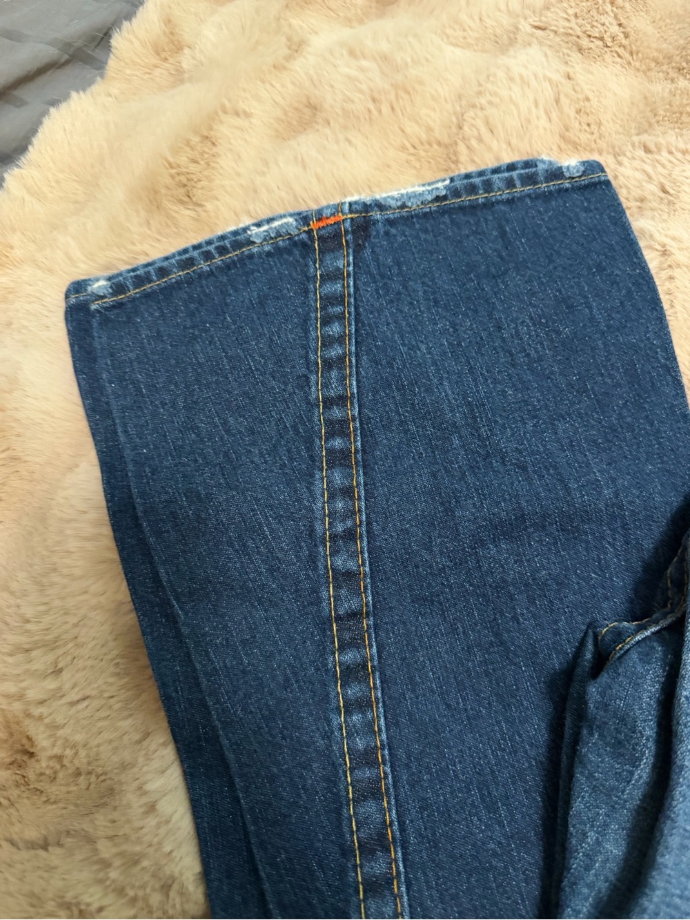 Authentic True Religion Dark Blue High-Rise Flare Jeans size 26 - Picture 5 of 16